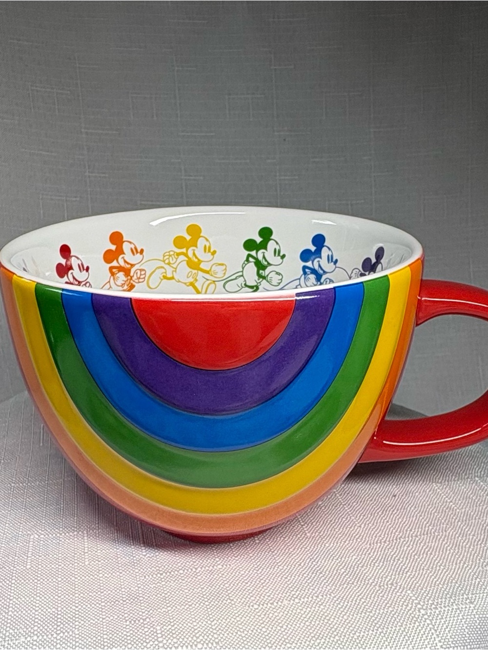 Disney Rainbow Mickey Ceramic Mug